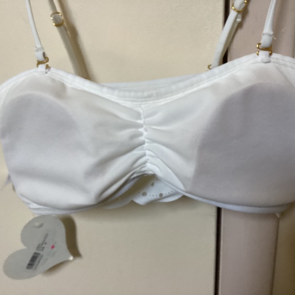 Sugar Coast White Hyacinth Swim Top Size M NWT for sale - Picture 11 of 13